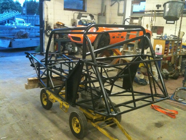 frame painted rear side.